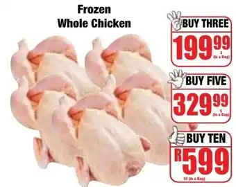 Boxer Superstores Frozen Whole Chicken offer