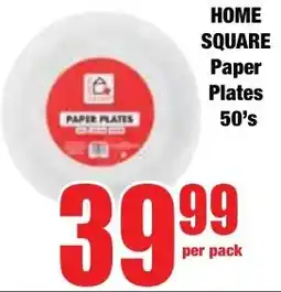 Boxer Superstores Home Square Paper Plates offer