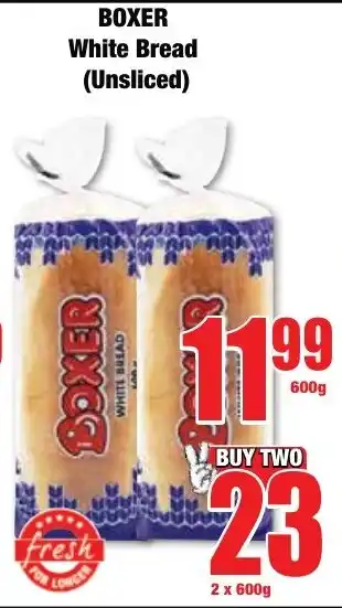 Boxer Superstores Boxer White Bread Unsliced offer