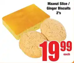 Boxer Superstores Mzanzi Slice/ Ginger Biscuits offer