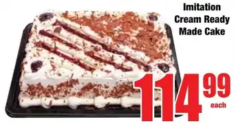 Boxer Superstores Imitation Cream Ready Made Cake offer