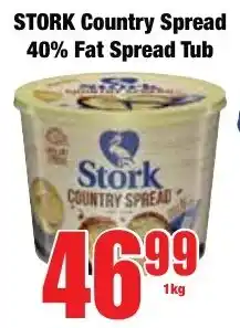 Boxer Superstores Stork Country Spread 40% Fat Spread Tub offer