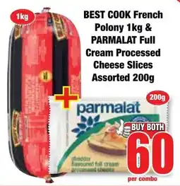 Boxer Superstores Best Cook French Polony & Parmalat Full Cream Processed Cheese Slices Assorted offer