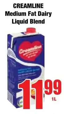 Boxer Superstores Creamline Medium Fat Dairy Liquid Blend offer