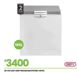 Fair Price Defy deep freezer white offer
