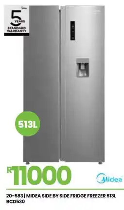 Fair Price Midea side by side fridge freezer offer