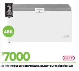 Fair Price Defy fridge deep freezer offer
