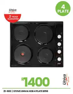Fair Price Univa stove hob 4 plate offer