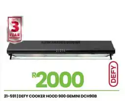 Fair Price Defy cooker hood 900 gemini offer