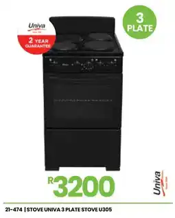 Fair Price Univa 3 plate stove offer