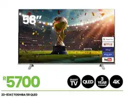 Fair Price Toshiba 58" QLED 4K Smart TV offer