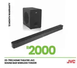 Fair Price JVC home theatre sound bar wireless offer
