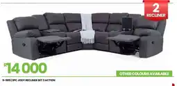 Fair Price Jody recliner set 3 action offer