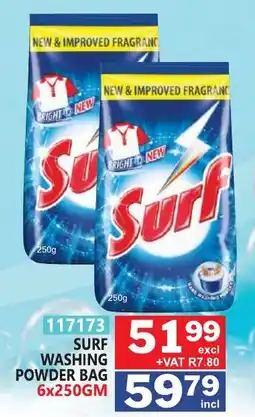 Arrow Cash And Carry Surf washing powder bag offer