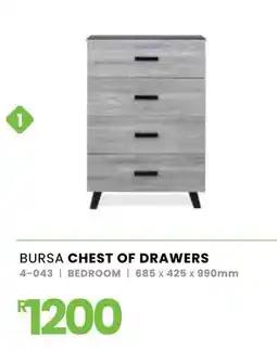 Fair Price Bursa chest of drawers offer