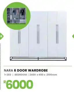 Fair Price Nara 6 door wardrobe offer