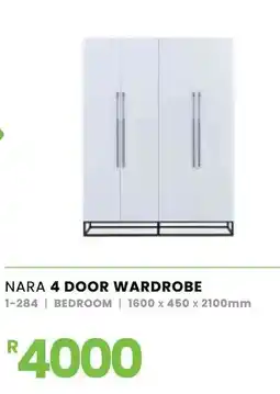 Fair Price Nara 4 door wardrobe offer