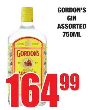 Boxer Superstores Gordon's gin assorted offer