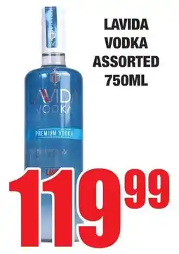 Boxer Superstores Lavida vodka assorted offer