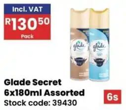 Africa Cash and Carry Glade Secret Assorted offer