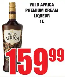 Boxer Superstores Wild africa premium cream liqueur offer