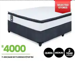 Fair Price Base set florence pillow top offer