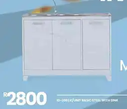 Fair Price Kitchen unit basic steel with sink offer
