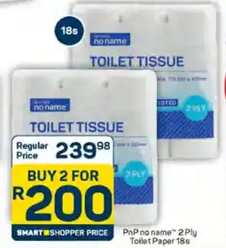 Pick n Pay PnP no name 2 Ply Toilet Paper offer