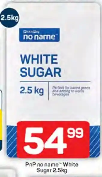 Pick n Pay PnP no name White Sugar offer