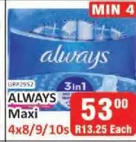 KitKat Cash and Carry ALWAYS Maxi offer