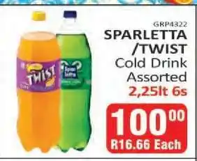KitKat Cash and Carry SPARLETTA /TWIST Cold Drink Assorted offer