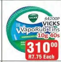 KitKat Cash and Carry VICKS VapoRub Tins offer