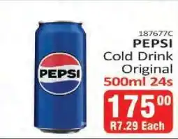 KitKat Cash and Carry PEPSI Cold Drink Original 500ml 24s offer