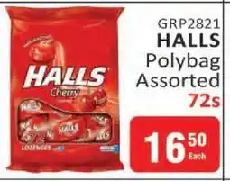 KitKat Cash and Carry HALLS Polybag Assorted 72s offer