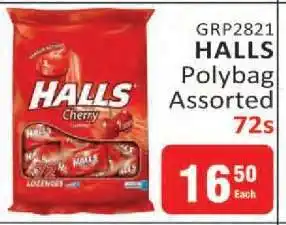 KitKat Cash and Carry HALLS Polybag Assorted 72s offer
