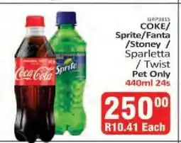 KitKat Cash and Carry Coke/Sprite/Fanta/Stoney/Sparletta/Twist Pet Only offer