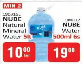 KitKat Cash and Carry NUBE Natural Mineral Water 5lt offer