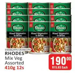 KitKat Cash and Carry RHODES Mix Veg Assorted 410g 12s offer