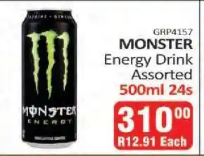 KitKat Cash and Carry Monster Energy Drink Assorted offer
