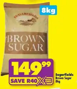 Shoprite SUGARFIELDS BROWN SUGAR 8kg offer