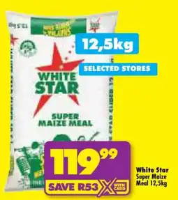 Shoprite White Star Super Maize Meal 12,5kg offer