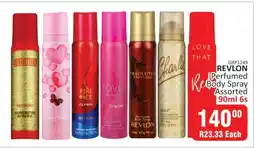 KitKat Cash and Carry REVLON Perfumed Body Spray Assorted 90ml 6s offer