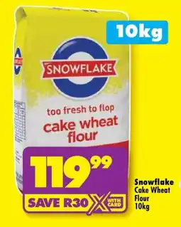 Shoprite Snowflake Cake Wheat Flour-10kg offer