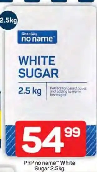 Pick n Pay PnP no name White Sugar 2.5kg offer
