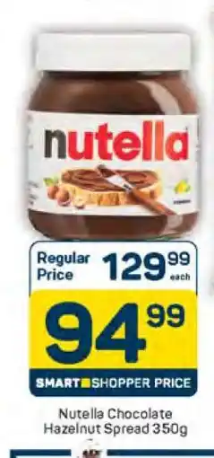 Pick n Pay Nutella Chocolate Hazelnut Spread 350g offer