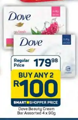 Pick n Pay Dove Beauty Cream Bar Assorted 4 x 90g offer