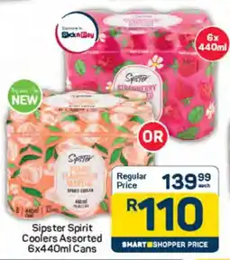 Pick n Pay Sipster Spirit Coolers Assorted Cans offer