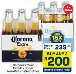 Pick n Pay Corona Extra or Cero Non-Returnable Bottles offer