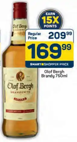 Pick n Pay Olof Bergh Brandy offer
