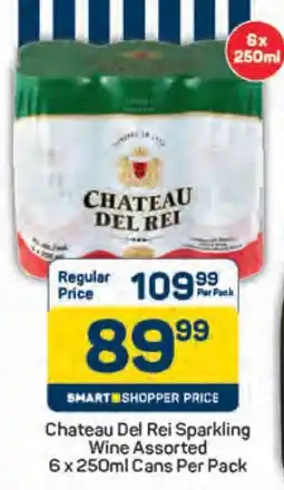Pick n Pay Chateau Del Rei Sparkling Wine Assorted Cans offer